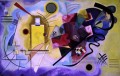 Gelb Rot blau Expressionismus Abstrakte Kunst Wassily Kandinsky